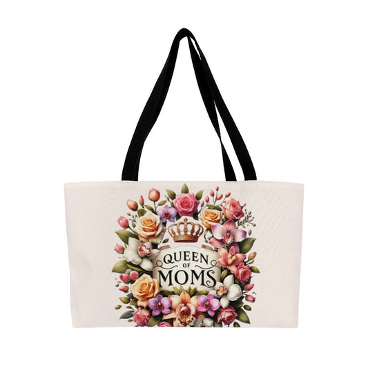 Queen of Moms - Weekender Tote Bag for Mother's day Gift - Circle Crown