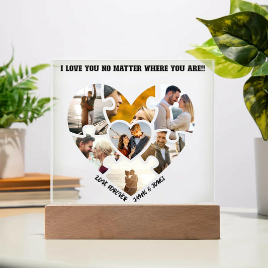 Love Forever - Personalized Plaque