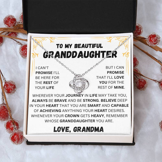 [ALMOST SOLD OUT] To My Beautiful Granddaughter - Love Necklace