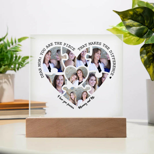 You are the Piece - Personalized Acrylic Square Plaque.