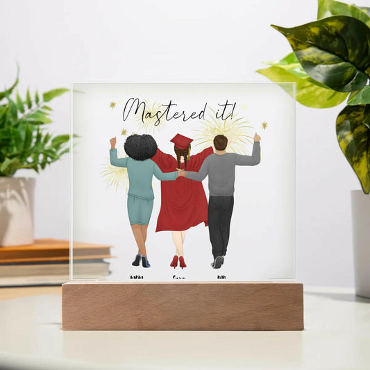 Graduation Gift for Son/Daughter - Customizable Personalized Plaque.